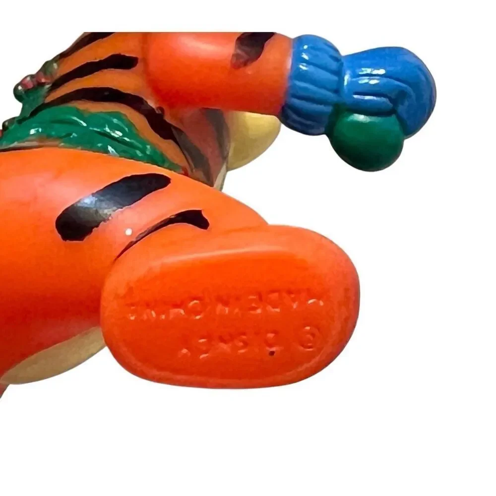 Tigger Christmas Ornament Lights Up Spins Winnie the Pooh Plastic Disney Tiger
